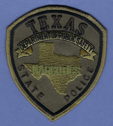 Texas State Police Tactical Narcotics Enforcement Patch