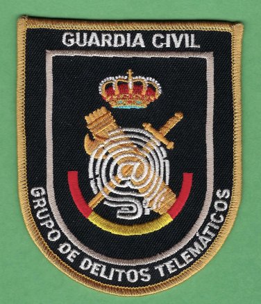 Spain Guardia Civil GDT Grupo de Delitos Telematicos Police Patch