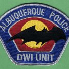 Albuquerque New Mexico Police DWI Traffic Unit Patch