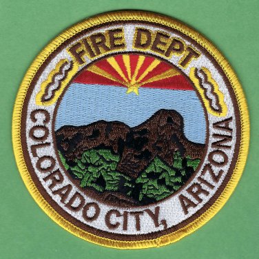 Colorado City Arizona Fire Patch