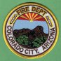 Colorado City Arizona Fire Patch