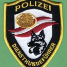 Austria Police K-9 Handler Patch