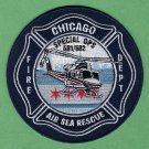Chicago Fire Department Air Sea Rescue Helicopter Patch