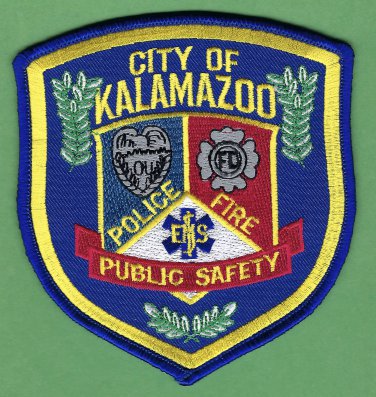 Kalamazoo Michigan Police Fire Public Safety Patch