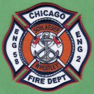Chicago Fire Department Engine Company 2 & 58 Fire Boat  Patch