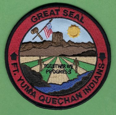 Fort Yuma Quechan Arizona Tribal Seal Patch