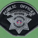 Tri-County Extradition California Public Officer Patch
