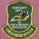 Kentucky Department of Fish & Wildlife Resources Conservation Officer Patch