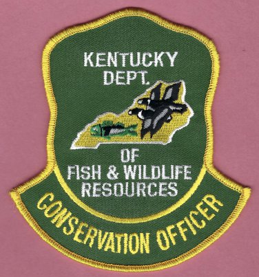 Kentucky Department of Fish & Wildlife Resources Conservation Officer Patch
