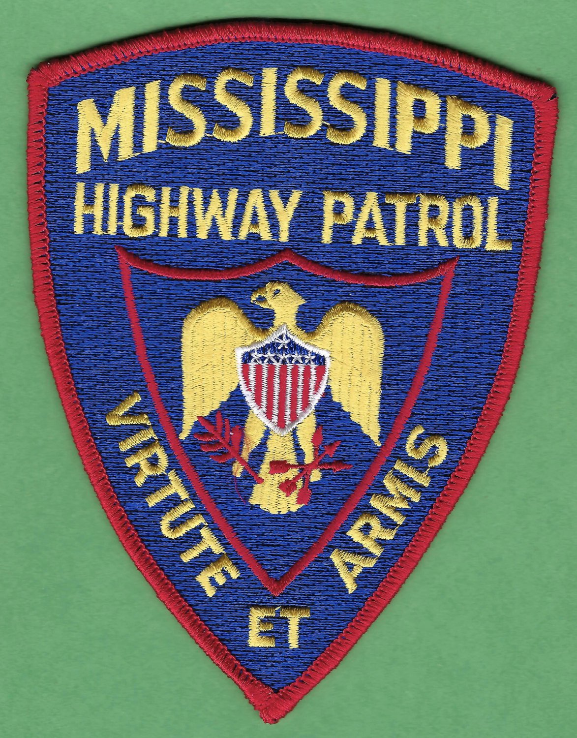 Mississippi Highway Patrol Police Patch