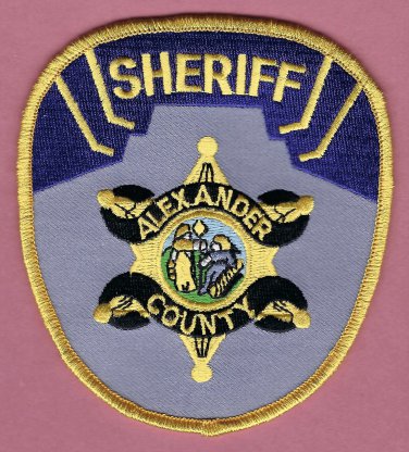 Alexander County County Sheriff North Carolina Police Patch