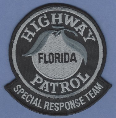 Florida Highway Patrol Special Response Team Patch Gray