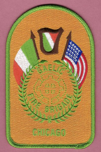 Chicago Fire Department Gaelic Fire Brigade Patch