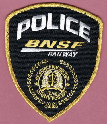 Burlington Northern & Santa Fe Railroad Police Patch