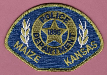 Maize Kansas Police Patch