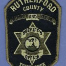 Rutherford County Sheriff Tennessee Police Tactical Patch