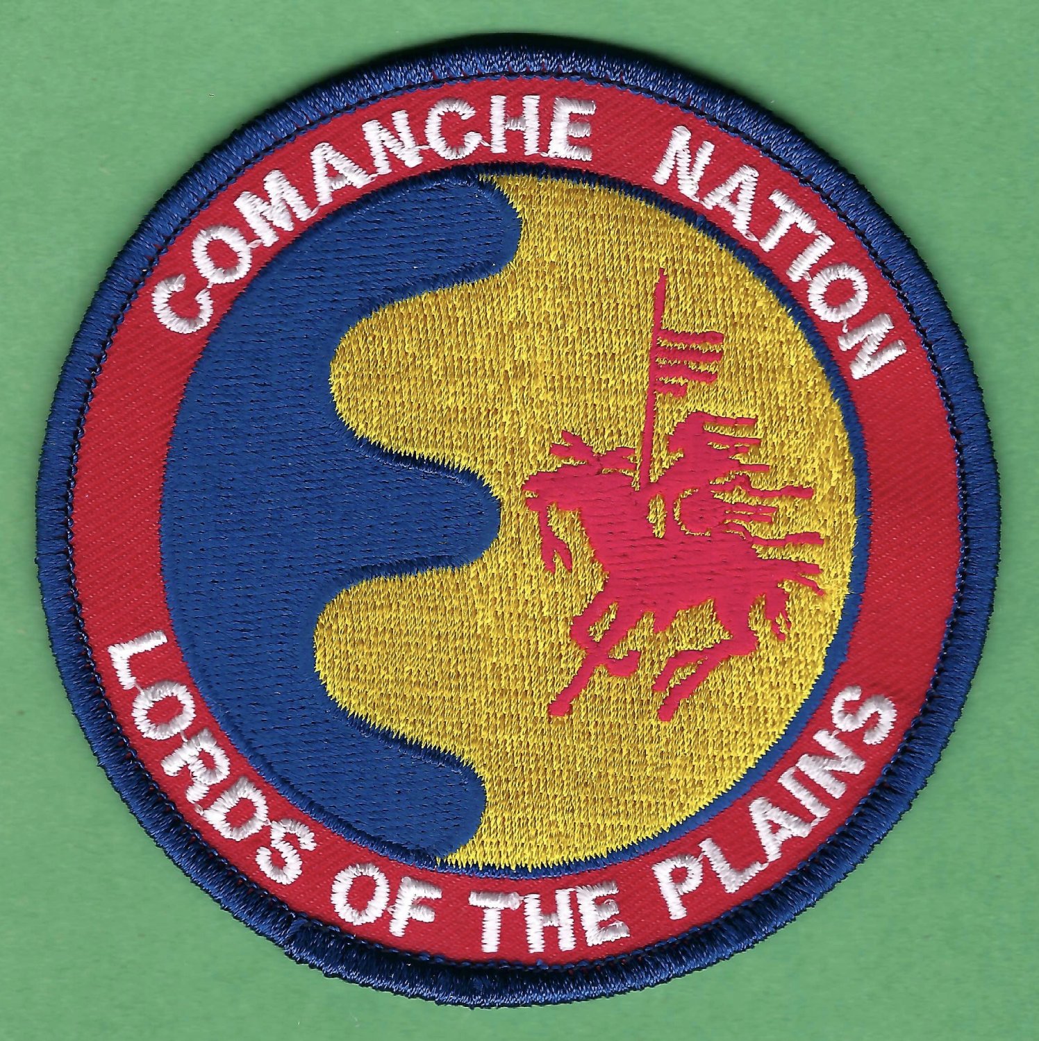 Comanche Nation Oklahoma Tribal Seal Patch Lords of the Plains