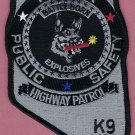 Nevada State Highway Patrol Explosives Detection K-9 Patch