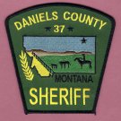 Daniels County Sheriff Montana Police Patch