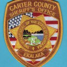 Carter County Sheriff Montana Police Patch