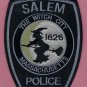 Salem Massachusetts Police Tactical Patch Black