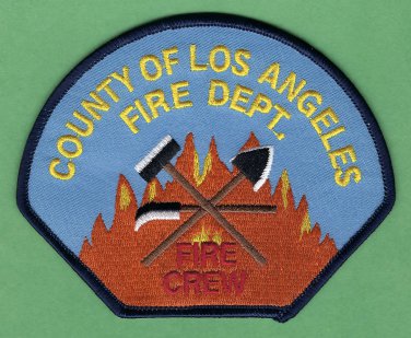 Los Angeles County California Fire Crew Patch