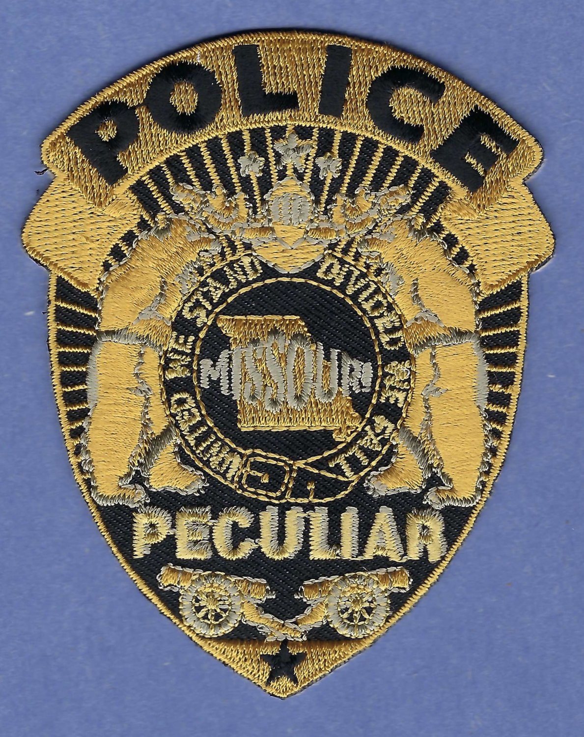 Peculiar Missouri Police Badge Patch