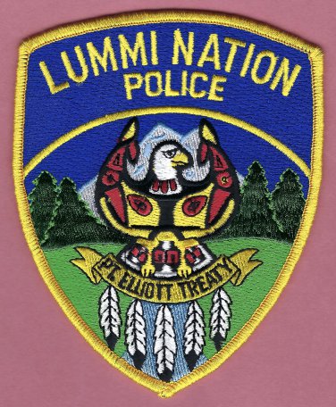 Lummi Nation Washington Tribal Police Patch