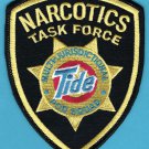 DEA Tehama County California TIDE Narcotics Task Force Police Patch