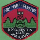 Massachusetts Bureau of Fire Control Fire Tower Operator Patch