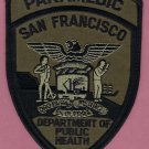 San Francisco Department of Public Health Tactical Paramedic Patch