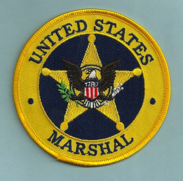 United States Marshal Seal Police Patch