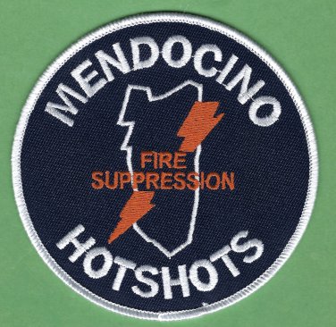 Mendocino Forest California USFS Hot Shot Crew Fire Patch