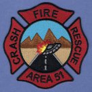 Area 51 Airport Fire Rescue Patch ARFF