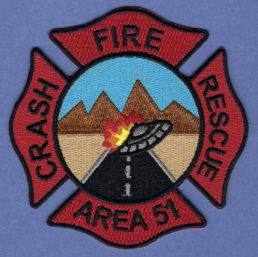 Area 51 Airport Fire Rescue Patch ARFF