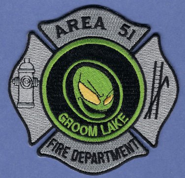 Area 51 Groom Lake Nevada Fire Rescue Patch
