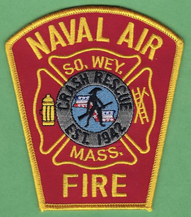 South Weymouth Naval Air Station Massachusetts Fire Patch