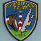 Chincoteague Virginia Police Patch Lighthouse