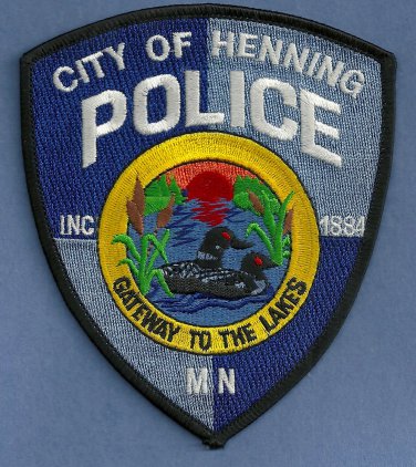 Henning Minnesota Police Patch
