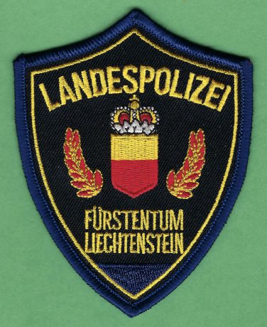 Liechtenstein F&Atilde;&frac14;rstentum Landespolizei Patch