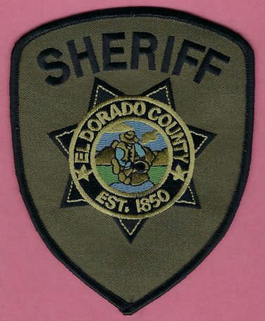 El Dorado County Sheriff California Tactical Police Patch