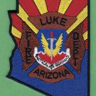 Luke Air Force Base Arizona Fire Rescue Patch