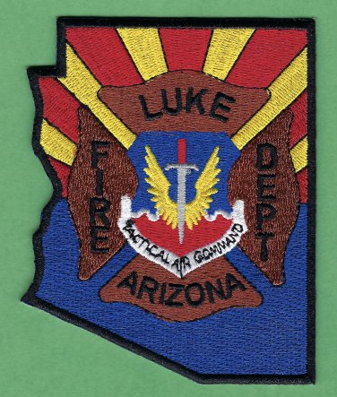 Luke Air Force Base Arizona Fire Rescue Patch