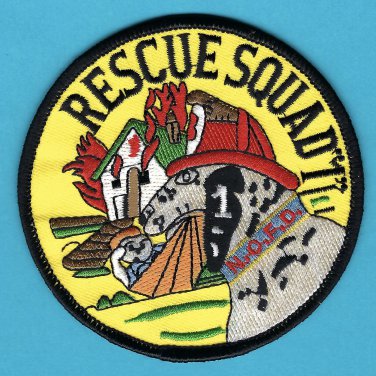 New Orleans Fire Department Rescue Squad 1 Patch