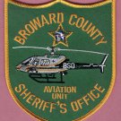 Broward County Sheriff Florida Helicopter Aviation Unit Police Patch