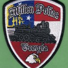 Millen Georgia Police Patch Locomotive
