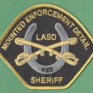 Los Angeles County Sheriff California Mounted Enforcement Detail Patch