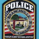 Branchville  South Carolina Police Patch