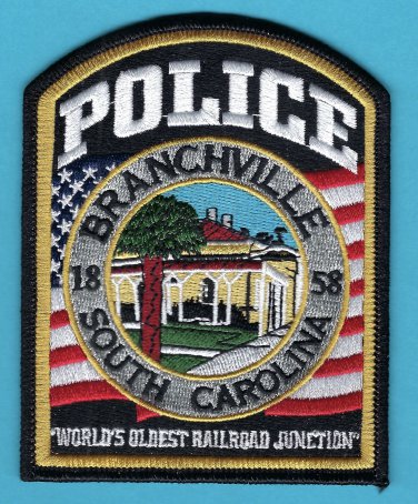 Branchville  South Carolina Police Patch