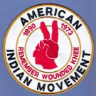 AIM American Indian Movement "Remember Wounded Knee" Jacket Patch